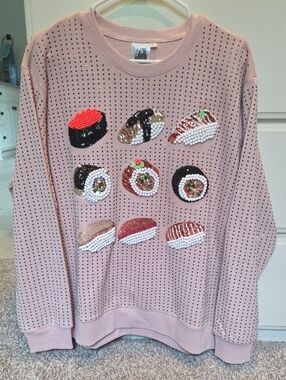 Queen Of Sparkles Sushi Sweatshirt